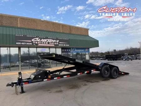 New #392730 2027 LOAD TRAIL TM 22 X 83 TANDEM AXLE RAPID LOADER 14K STEEL FLOOR TILT DECK TRAILER