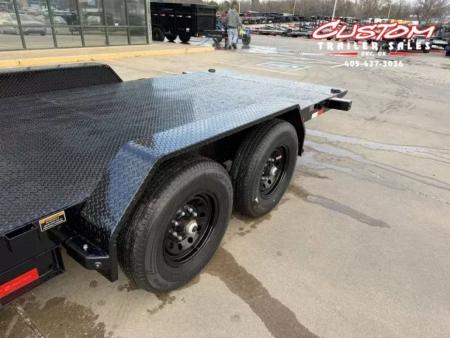 New #392730 2027 LOAD TRAIL TM 22 X 83 TANDEM AXLE RAPID LOADER 14K STEEL FLOOR TILT DECK TRAILER