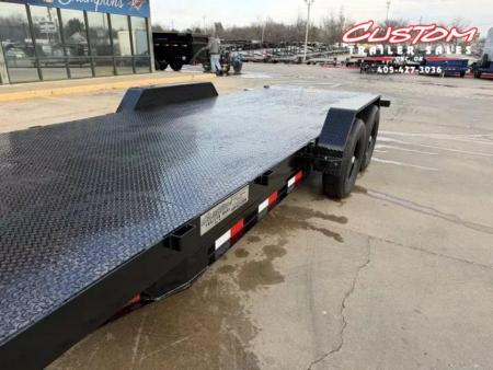 New #392730 2027 LOAD TRAIL TM 22 X 83 TANDEM AXLE RAPID LOADER 14K STEEL FLOOR TILT DECK TRAILER