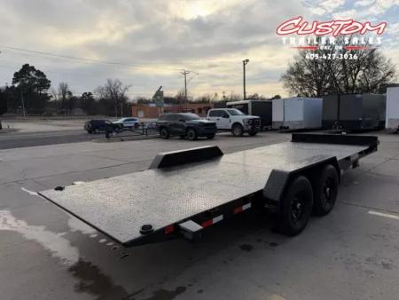 New #392730 2027 LOAD TRAIL TM 22 X 83 TANDEM AXLE RAPID LOADER 14K STEEL FLOOR TILT DECK TRAILER