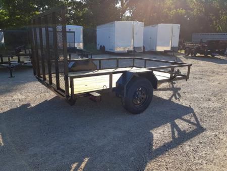 New 2026 MEB 77" x 10' Utility Trailer with Ramp Gate – 2,999 lb. GVWR