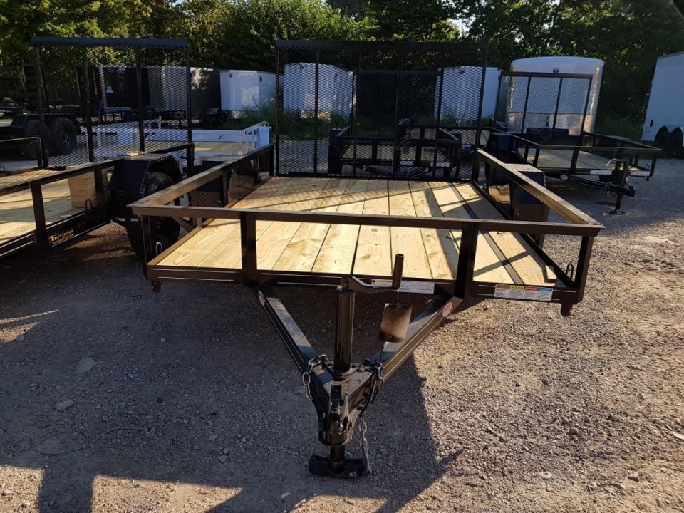 New 2026 MEB 77" x 10' Utility Trailer with Ramp Gate – 2,999 lb. GVWR