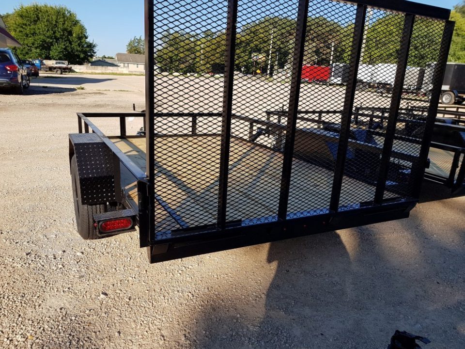 New 2026 MEB 77" x 10' Utility Trailer with Ramp Gate – 2,999 lb. GVWR