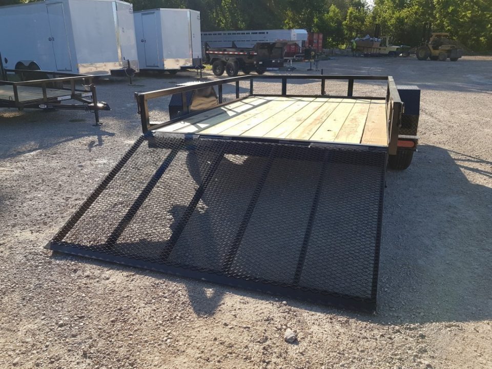 New 2026 MEB 77" x 10' Utility Trailer with Ramp Gate – 2,999 lb. GVWR