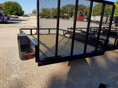 New 2026 MEB 77" x 10' Utility Trailer with Ramp Gate – 2,999 lb. GVWR