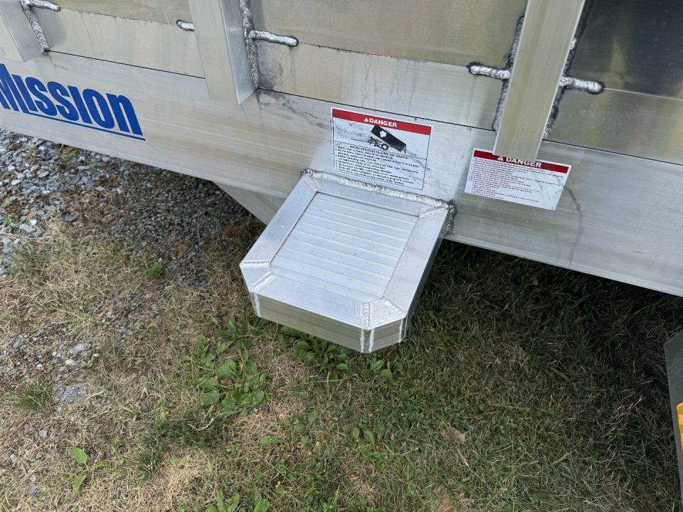 New 2027 Mission MODP7X14 Aluminum 14k Low Pro Dump 2 Foot Sides Dump Trailer FREE TARP KIT FREE ALUMINUM WHEEL UPGRADE