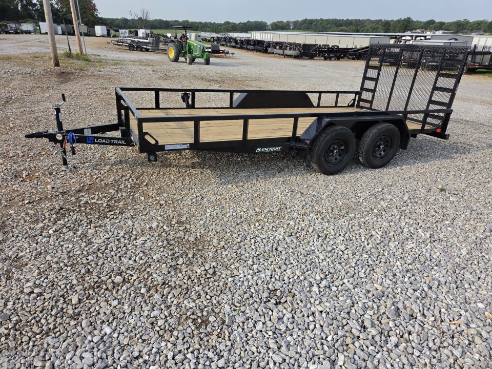 New 2027 Load Trail 83X16 TANDEM 7K TUBE TOP UTILITY W/ 4' SPRING GATE