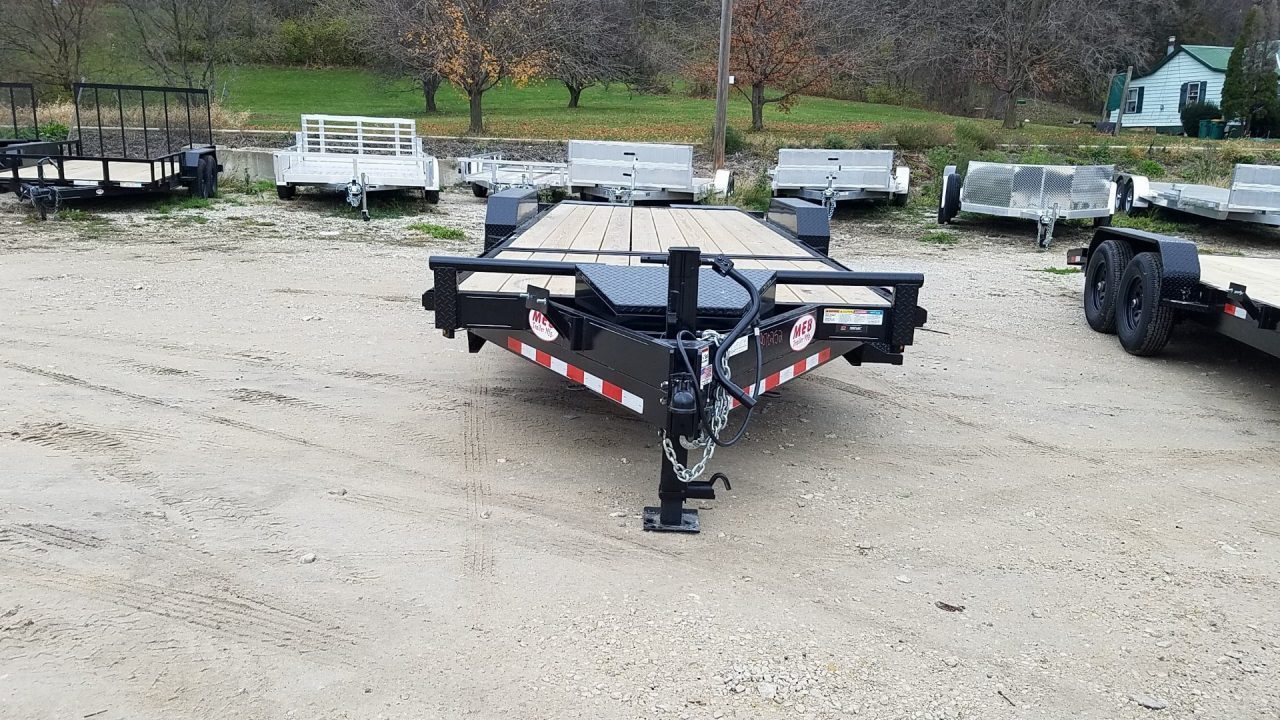 New 2026 MEB 18+4 Tilt Bed Equipment Trailer 14K
