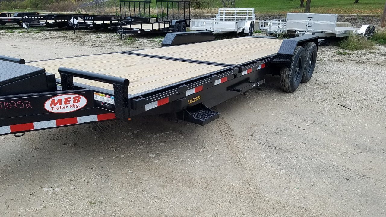 New 2026 MEB 18+4 Tilt Bed Equipment Trailer 14K