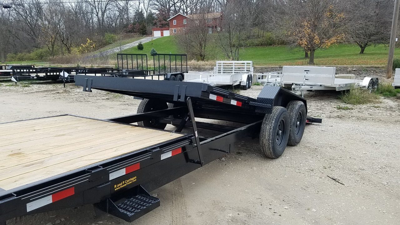 New 2026 MEB 18+4 Tilt Bed Equipment Trailer 14K