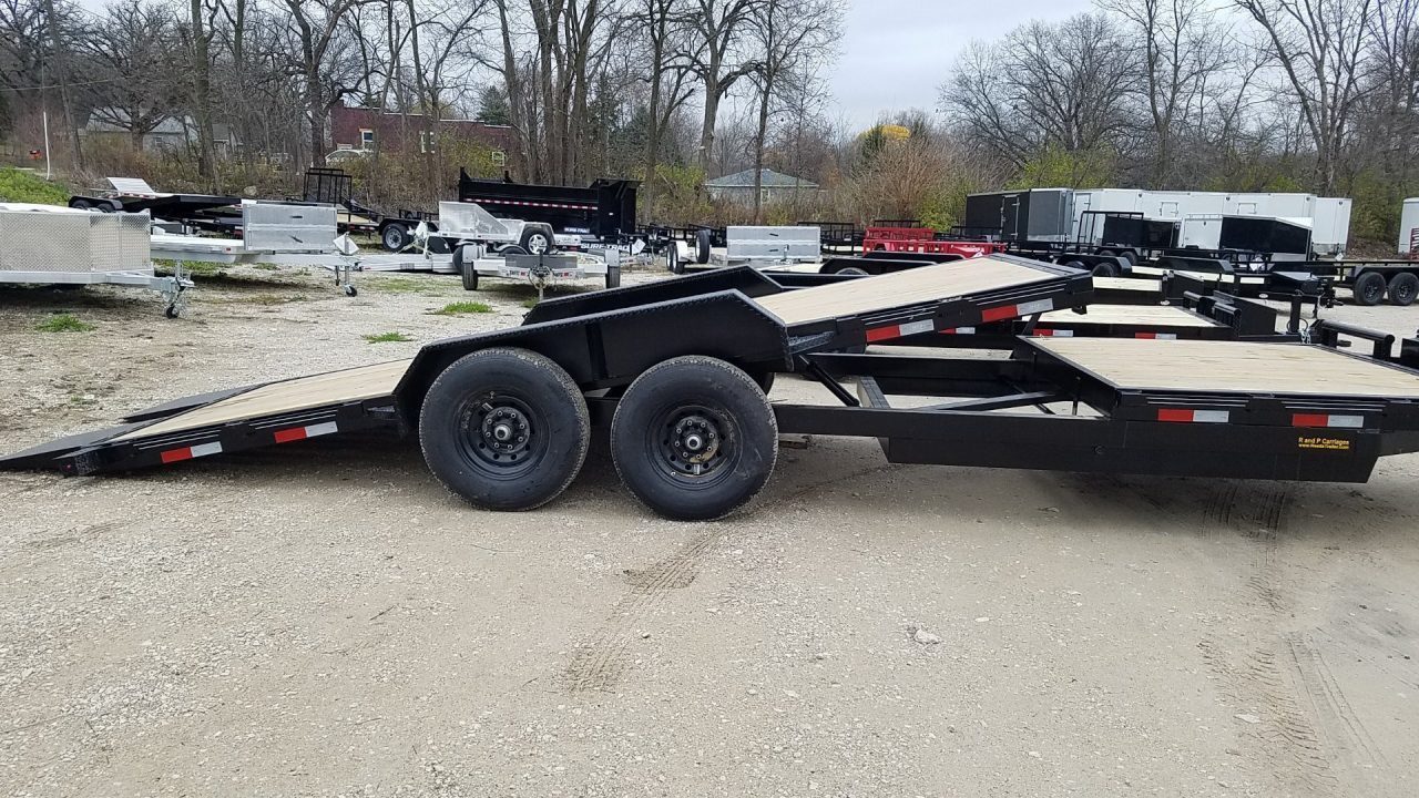 New 2026 MEB 18+4 Tilt Bed Equipment Trailer 14K