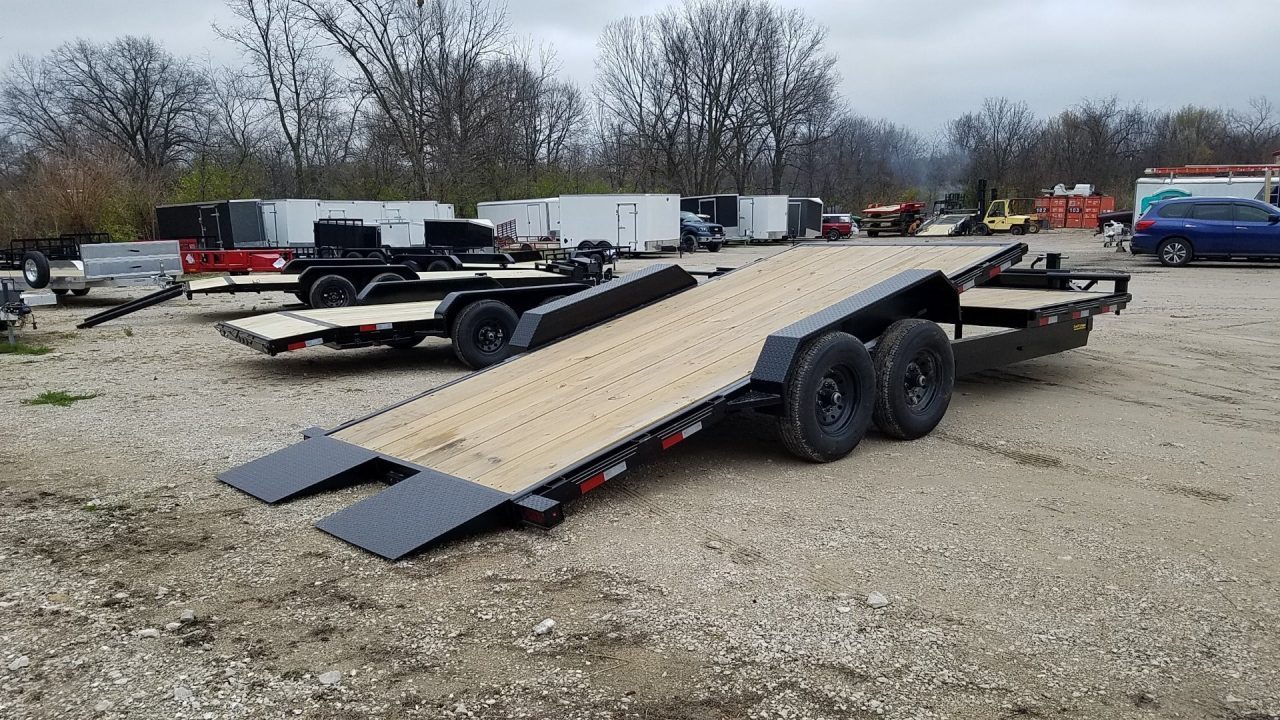 New 2026 MEB 18+4 Tilt Bed Equipment Trailer 14K