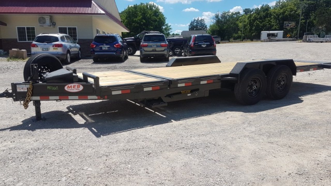 New 2026 MEB 18+4 Tilt Bed Equipment Trailer 14K
