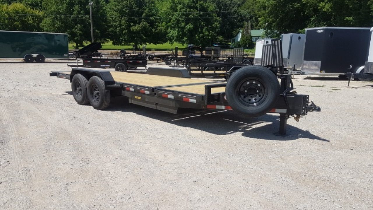 New 2026 MEB 18+4 Tilt Bed Equipment Trailer 14K