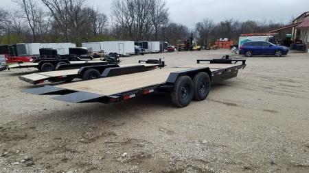 New 2026 MEB 18+4 Tilt Bed Equipment Trailer 14K