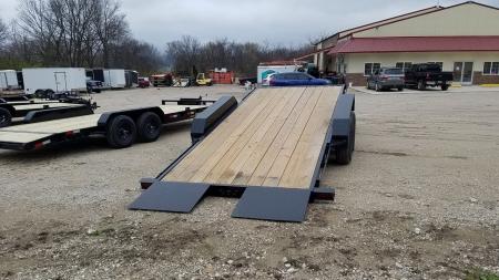 New 2026 MEB 18+4 Tilt Bed Equipment Trailer 14K