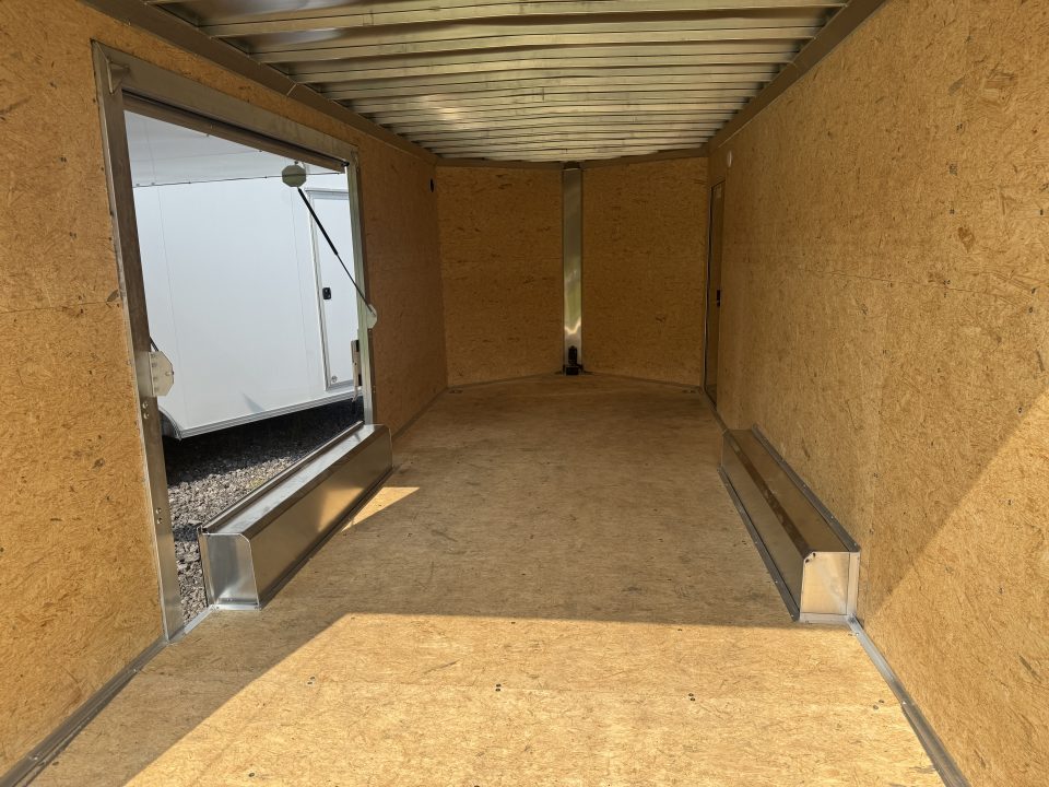 New 2027 E-Z Hauler EZEC8.5X24CH XLT PRO Car Hauler 71 SERIES, 7 FOOT 1 INCH INTERIOR HEIGHT, ELITE ESCAPE DOOR, .080 POLY SIDES, REAR CANOPY, FREE ALUMINUM WHEEL UPGRADE