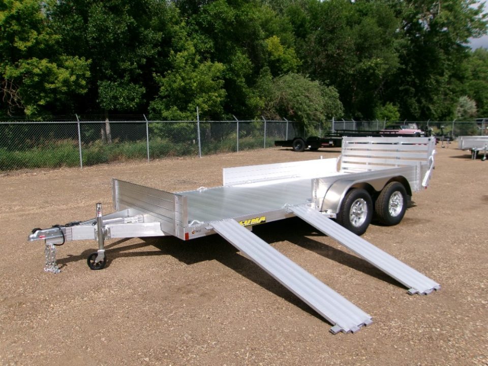 New 2026 Aluma 8116TA R BT SR Utility Trailer