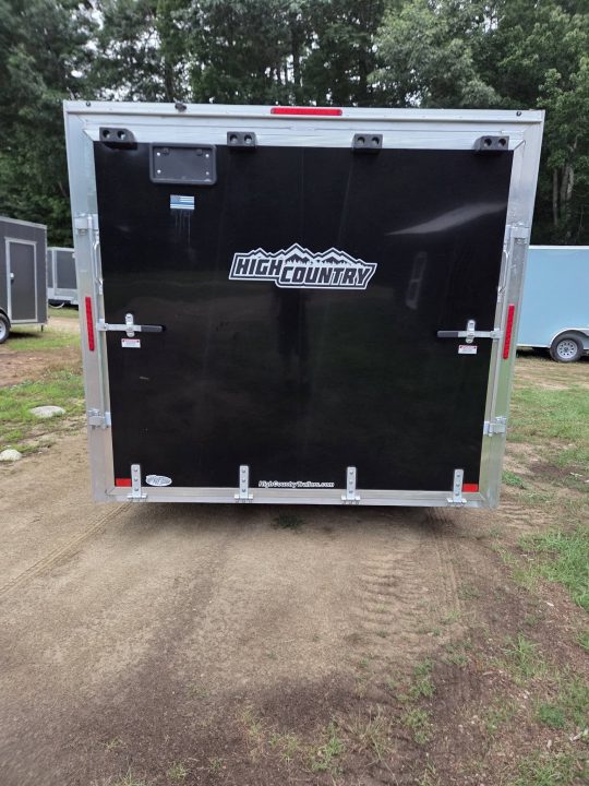 Used 2025 High Country Trailers 8.5x20 aluminum enclosed car hauler cargo trailer black Cargo / Enclosed Trailer