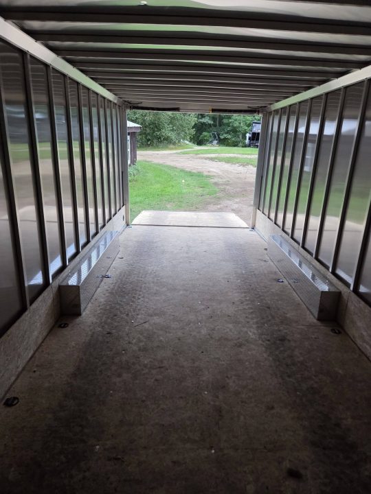 Used 2025 High Country Trailers 8.5x20 aluminum enclosed car hauler cargo trailer black Cargo / Enclosed Trailer