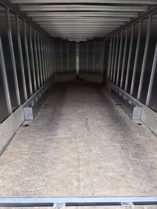 Used 2025 High Country Trailers 8.5x20 aluminum enclosed car hauler cargo trailer black Cargo / Enclosed Trailer