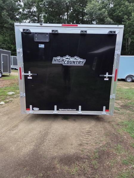 Used 2025 High Country Trailers 8.5x20 aluminum enclosed car hauler cargo trailer black Cargo / Enclosed Trailer