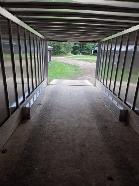 Used 2025 High Country Trailers 8.5x20 aluminum enclosed car hauler cargo trailer black Cargo / Enclosed Trailer