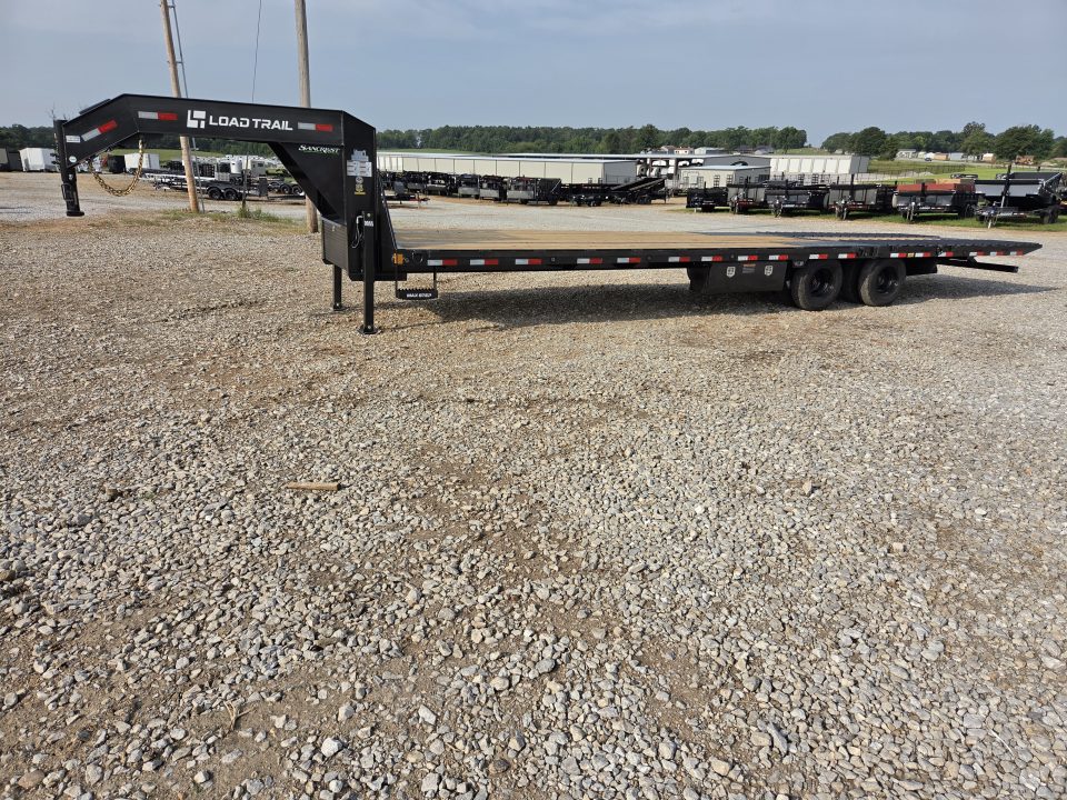 New 2027 Load Trail 102X34 TANDEM PO-PRO GOOSENECK W/12' CLETED TAIL 10K AXLES HYDROJACKS & TUFF WIRELESS