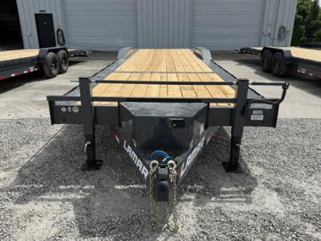 New Lamar Car Hauler 102x32 14K W/4' Dovetail, Tool Box & Winch Plate