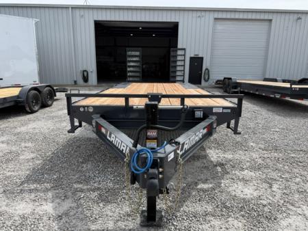 New Lamar Deck-Over 102x20 14K W/ 4' Dovetail & Stand Up Ramps