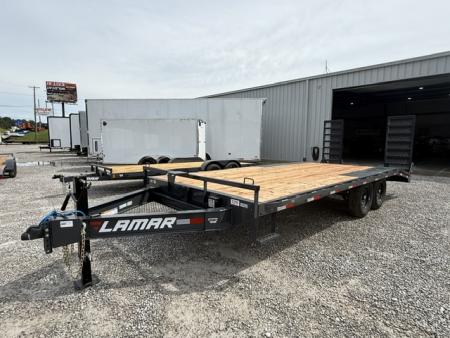 New Lamar Deck-Over 102x20 14K W/ 4' Dovetail & Stand Up Ramps