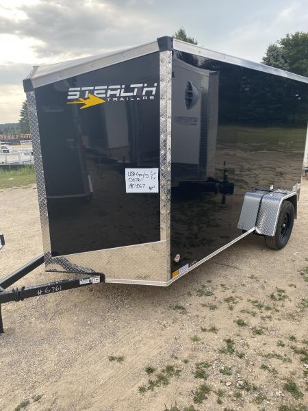 New 2027 Stealth Trailers 6X12 Cargo / Enclosed Trailer 6' inside height