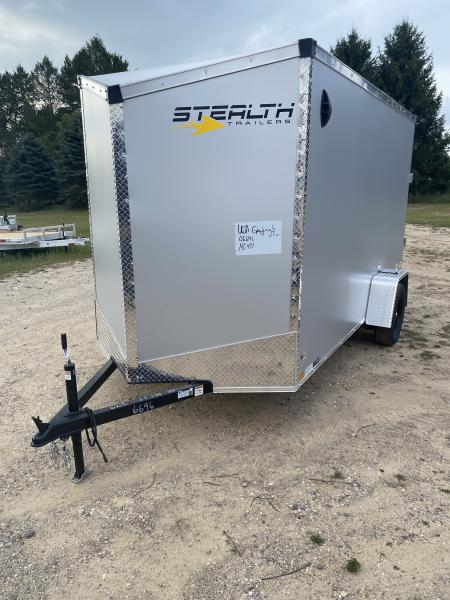 New 2027 Stealth Trailers 6X12 Cargo / Enclosed Trailer 6' 6  inside height