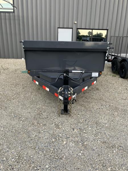 New 2027 Iron Bull 72x12 9990 GVWR 20  Sides Scissor Hoist Dump Trailer
