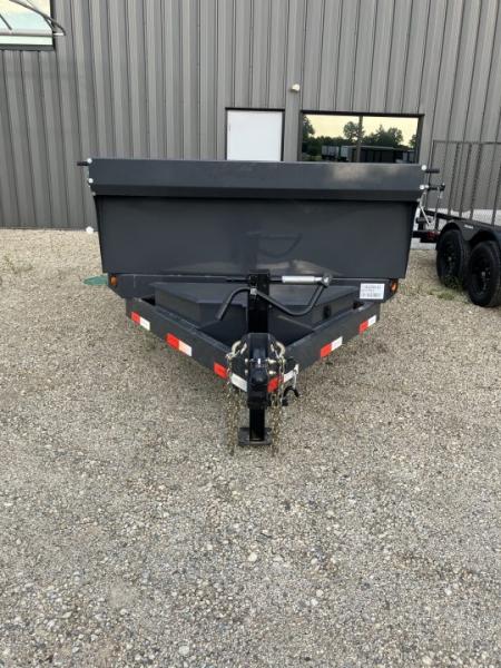 New 2027 Iron Bull 72x12 9990 GVWR 20  Sides Scissor Hoist Dump Trailer