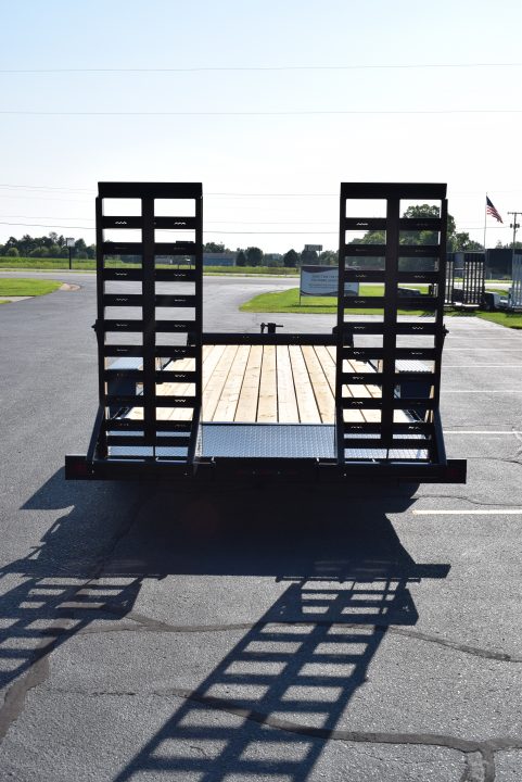 New BND Trailers 7x20 14K Equipment Trailer with Fork Holders
