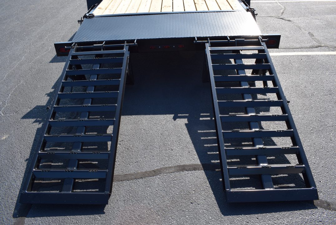 New BND Trailers 7x20 14K Equipment Trailer with Fork Holders