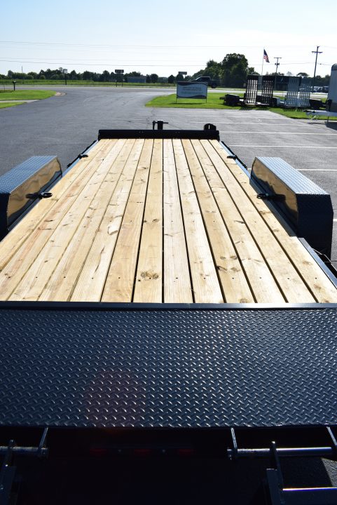 New BND Trailers 7x20 14K Equipment Trailer with Fork Holders