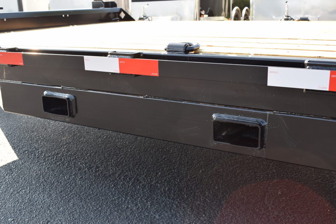 New BND Trailers 7x20 14K Equipment Trailer with Fork Holders