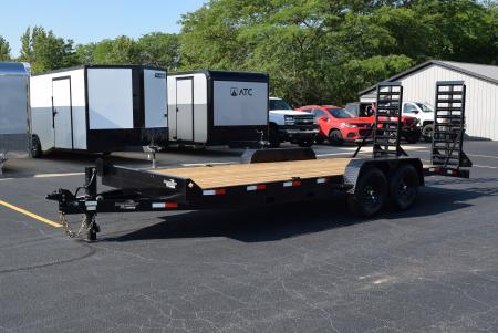 New BND Trailers 7x20 14K Equipment Trailer with Fork Holders