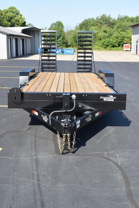 New BND Trailers 7x20 14K Equipment Trailer with Fork Holders