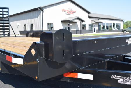 New BND Trailers 7x20 14K Equipment Trailer with Fork Holders
