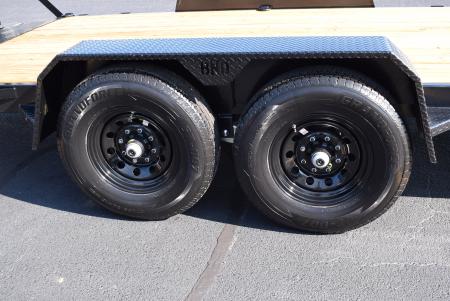 New BND Trailers 7x20 14K Equipment Trailer with Fork Holders