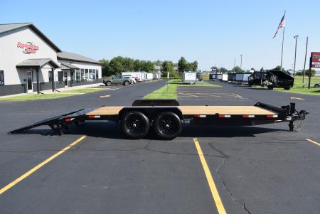 New BND Trailers 7x20 14K Equipment Trailer with Fork Holders