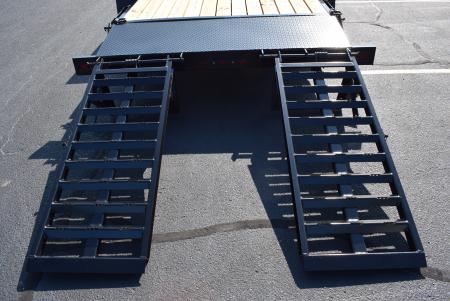 New BND Trailers 7x20 14K Equipment Trailer with Fork Holders