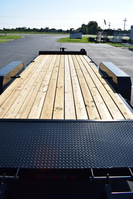 New BND Trailers 7x20 14K Equipment Trailer with Fork Holders