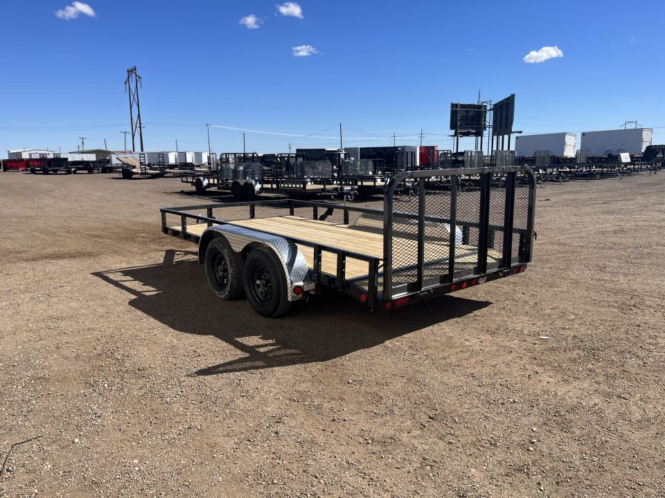 New 2027 PJ 83"x14' Tandem Axle Utility Trailer - UL