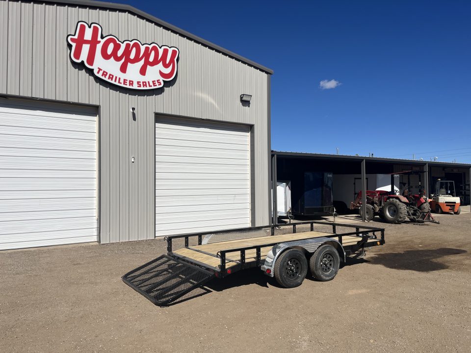 New 2027 PJ 83"x14' Tandem Axle Utility Trailer - UL