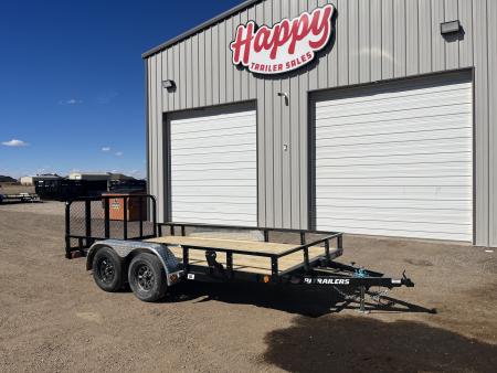 New 2027 PJ 83 x14' Tandem Axle Utility Trailer - UL