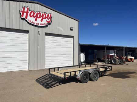 New 2027 PJ 83"x14' Tandem Axle Utility Trailer - UL